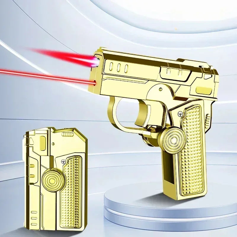 Foldbar Dual-Form Pistolformet Vindproof Lighter | Skanto