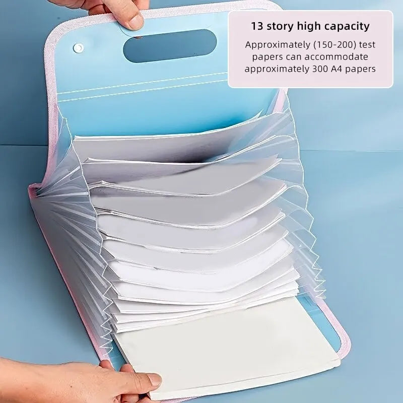 Skanto | Akordeon Multi-Seksjon Enkel Sortering Dokument Organizer