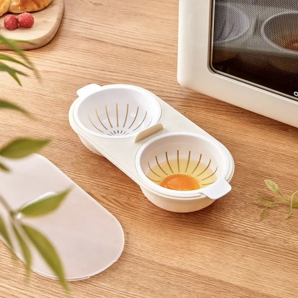 Skanto | Dobbel Space Holdbar Mikrobølgeovn Egg Maker