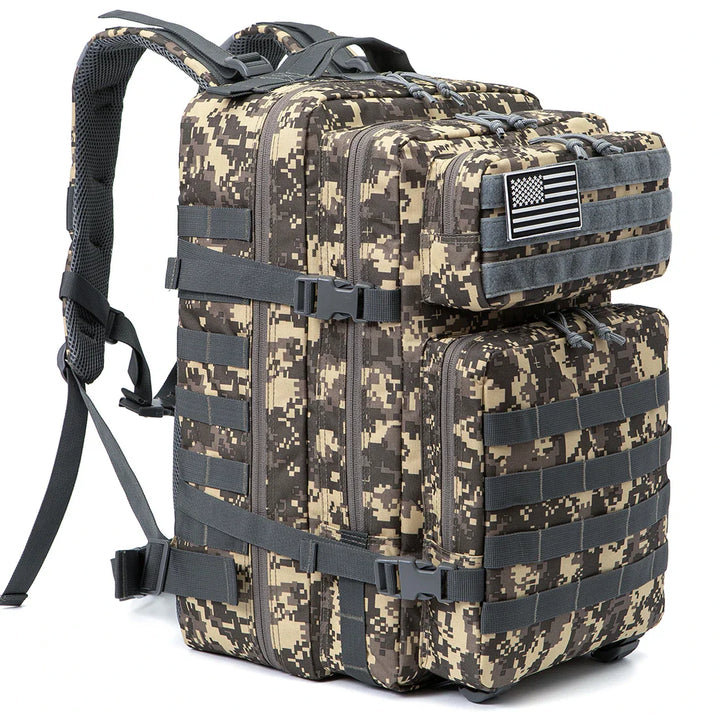 Skanto | Ryggsekk Camo Taktisk 45L Militær Ryggsekk