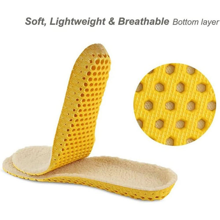 Einlegesohle für Barfußschuhe mit Dämpfung und Atmungsaktivität