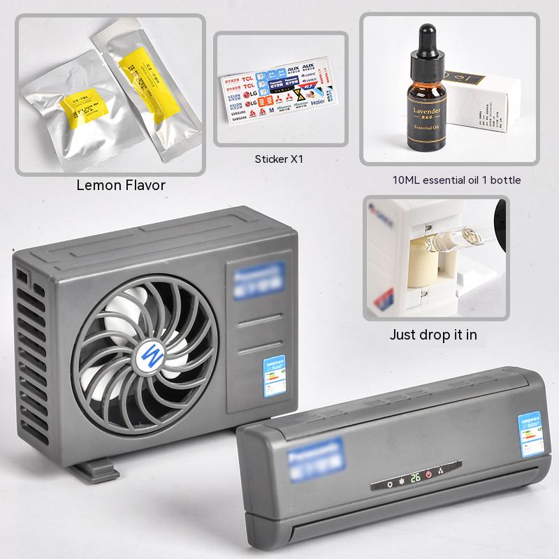 Skanto | Mini Solenergi AC Bil Aromaterapi Dekor