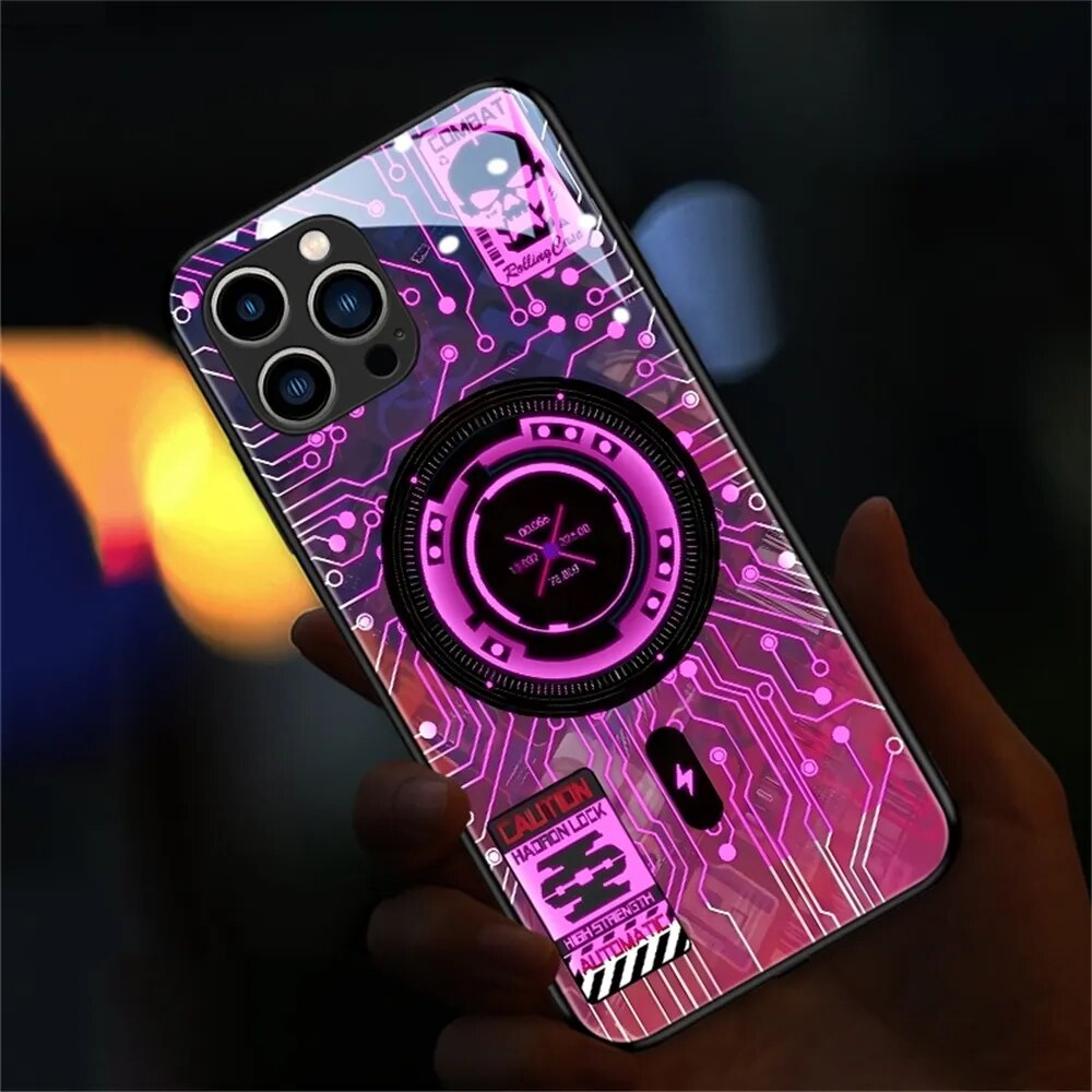 Skanto | Mobil Armor Lyse Opp Illuminert Telefon Etui