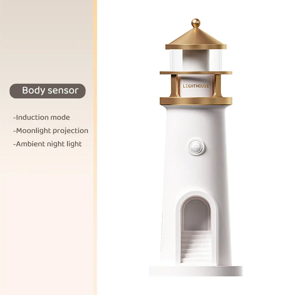 Norvo | Lighthouse Ambient lys Bluetooth Musikk Dimmer Projektion