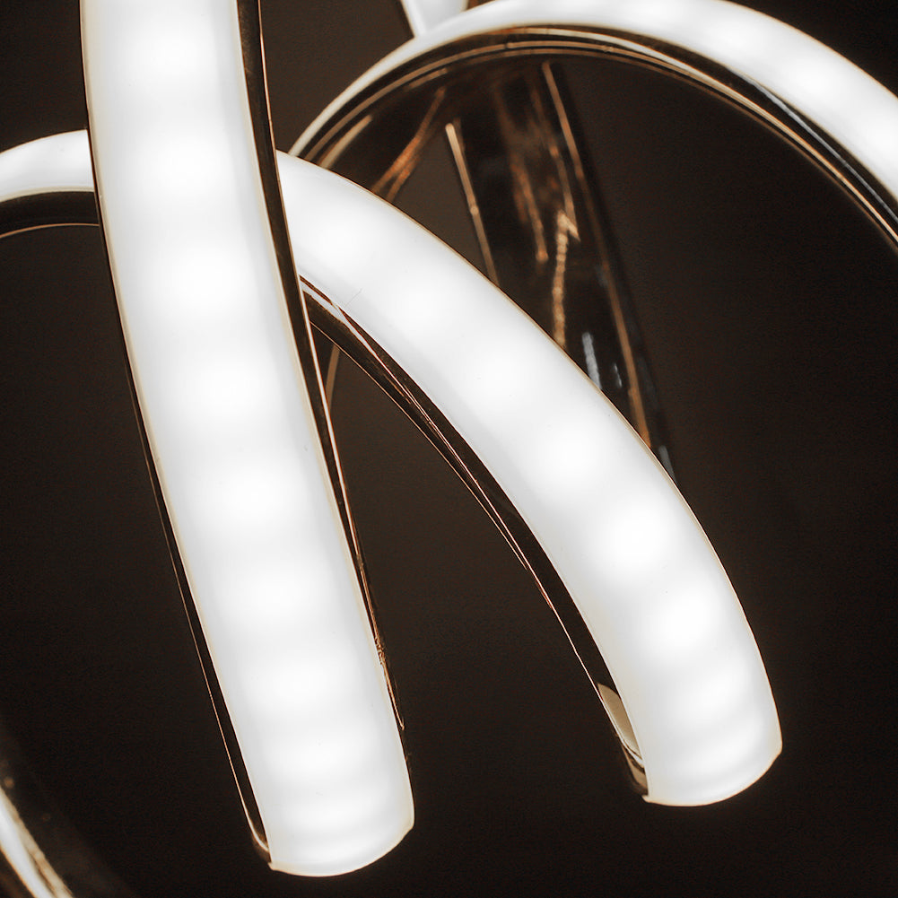 Skanto | SpiralGlow – Elegant LED Bordlampe med Koselig Varmt Lys