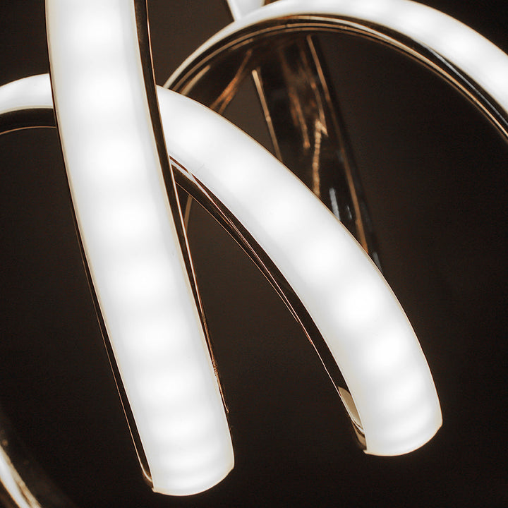 Skanto | SpiralGlow – Elegant LED Bordlampe med Koselig Varmt Lys