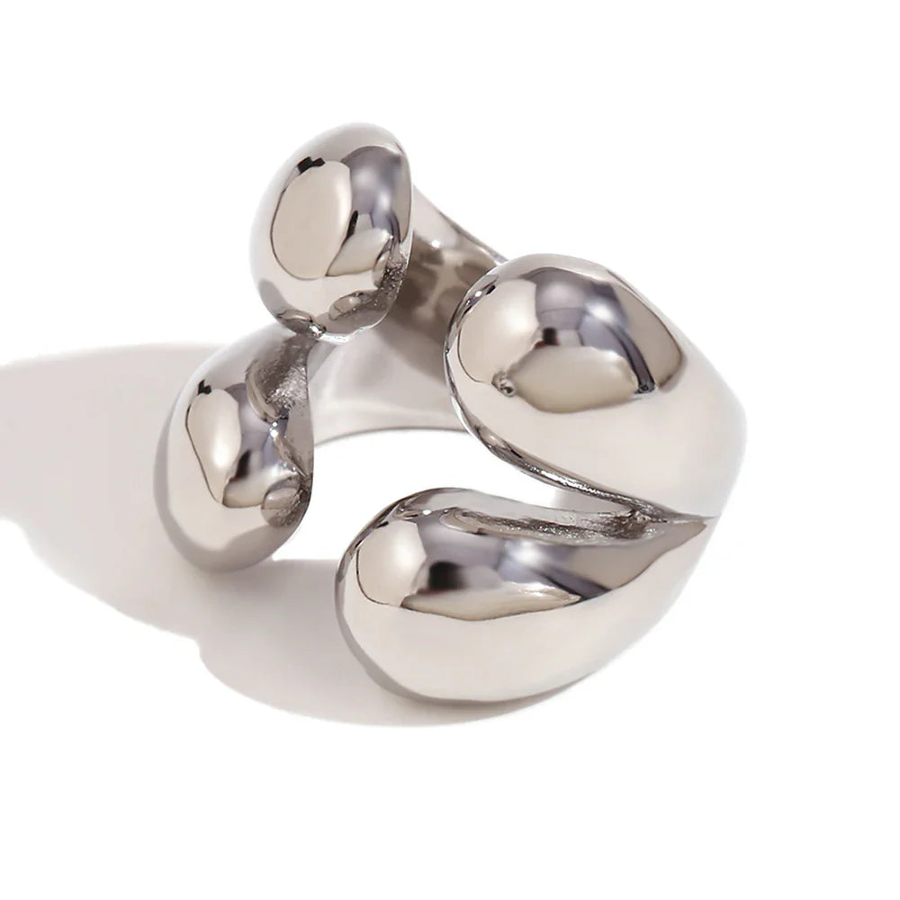 Skanto | 18k Fire Dråpe Bold Ring