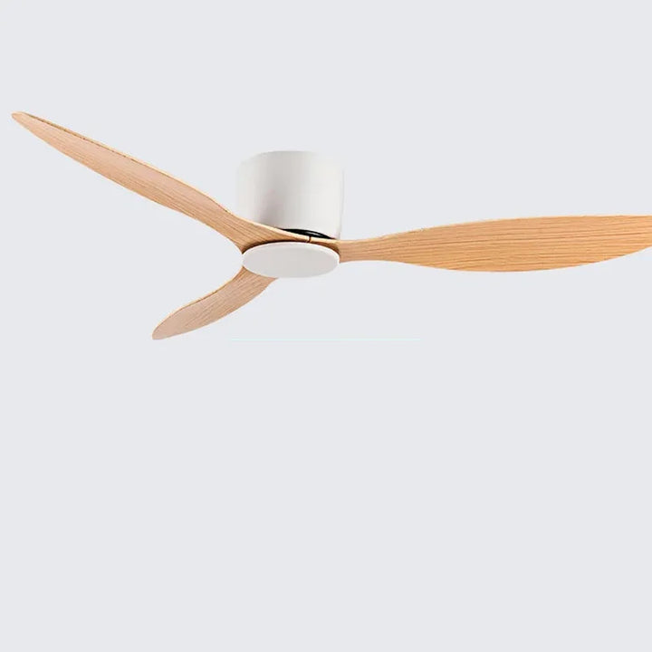 42-52 Tommers Takvifter med DC Motor — Fjernkontroll Lave Gulvkjøling Vifter, Ingen Lys, Hvit Tre & Svart Alternativer | Skanto