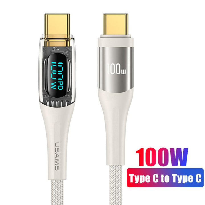 Skanto | Turbo Connect Led Display Rask Telefon Lading Kabel
