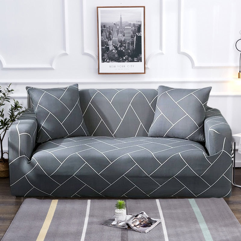 Skanto | Moderne Antiskli Fargerik Elastisk Sofa Trekk