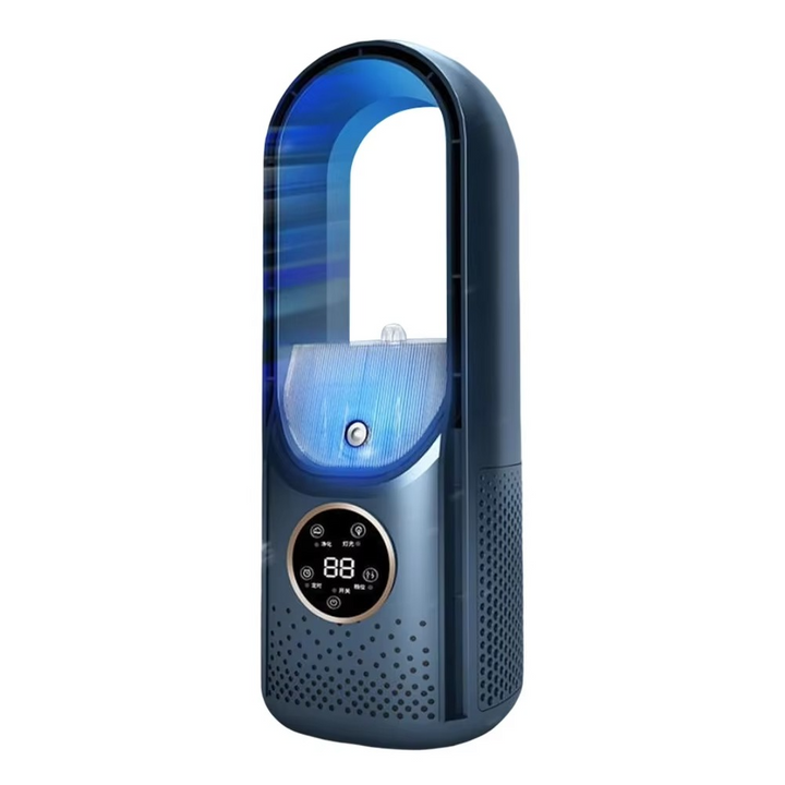 Skanto | Bærbar USB Elektrisk Bladeless Kjølevifte, Mini Skrivebords Air Conditioner