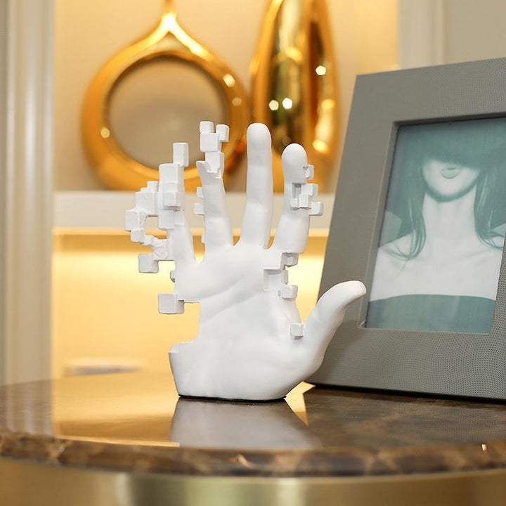 Moderne Kunstneriske Berøringer Hånd Statue Dekor | Skanto