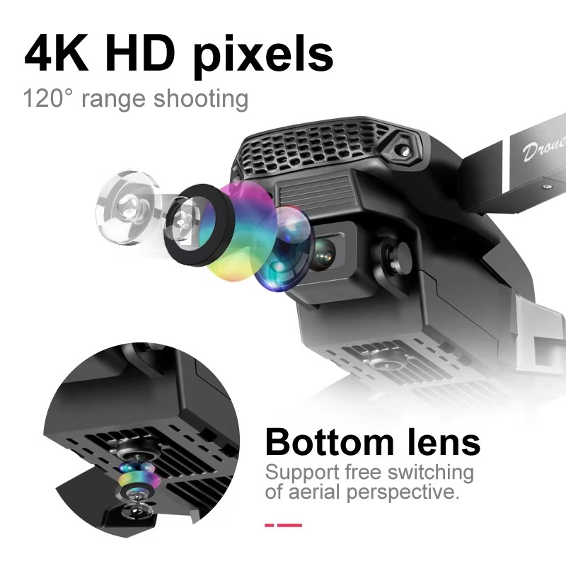 Skanto | Avansert optisk flyt 4K dual-kamera drone for luftfotografi