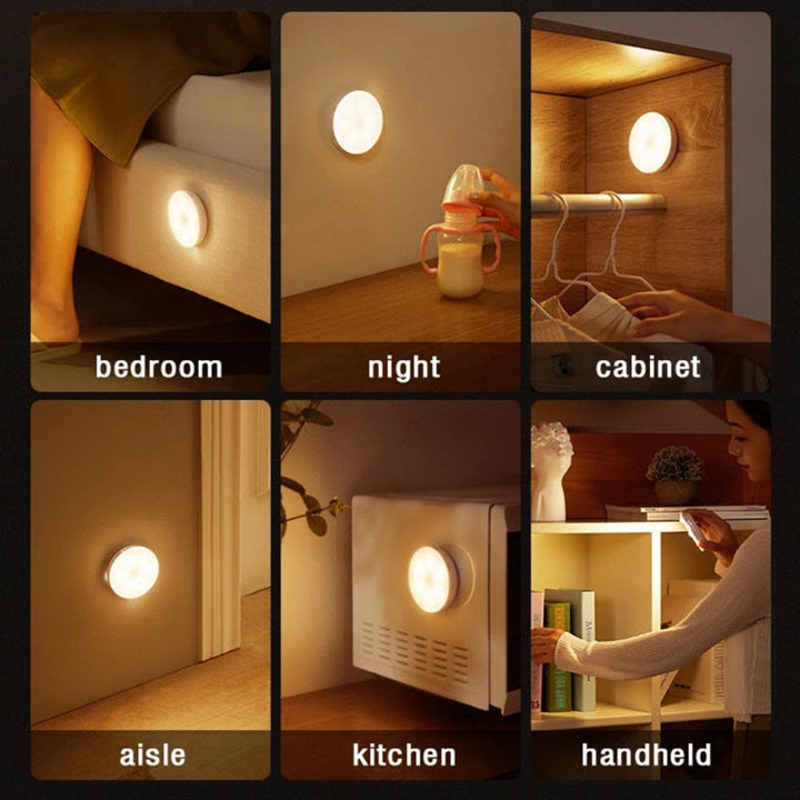 Sticky LED Bevegelsessensor Mini Nattlampe | Skanto