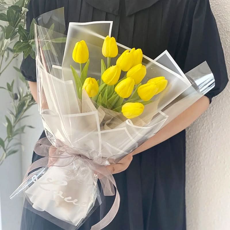 Skanto | Kunstig Tulipanbukett med Realistiske Livaktige Blomster