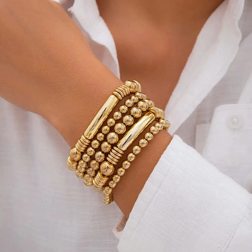 Skanto | 5pc Beaded Bracelet Stack Set
