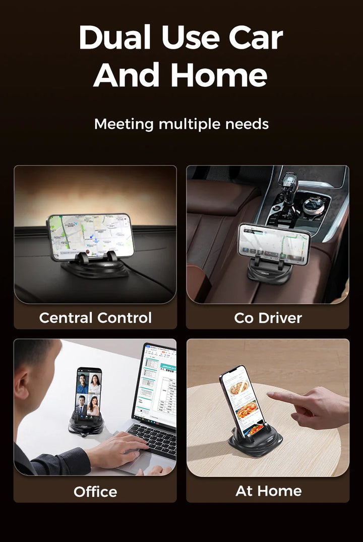 Skanto | Universell 360 Graders Roterende Biltelefonholder