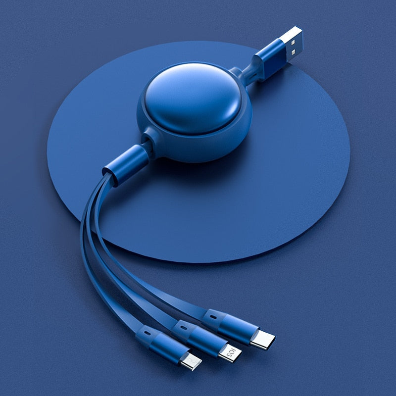 Skanto | 3i1 Utvidebar Hurtigladerkabel