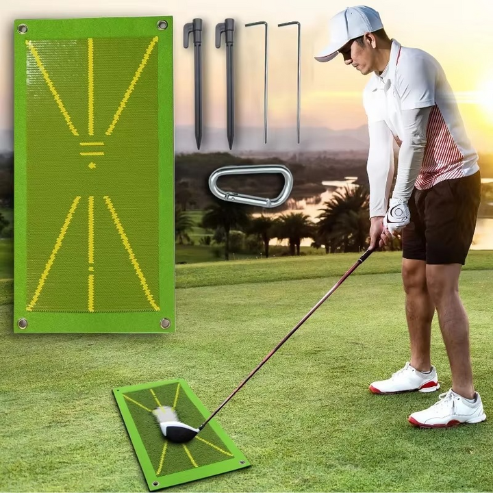 Skanto | Golf Treningsmatte for Svingbane og Påvirkning Deteksjon