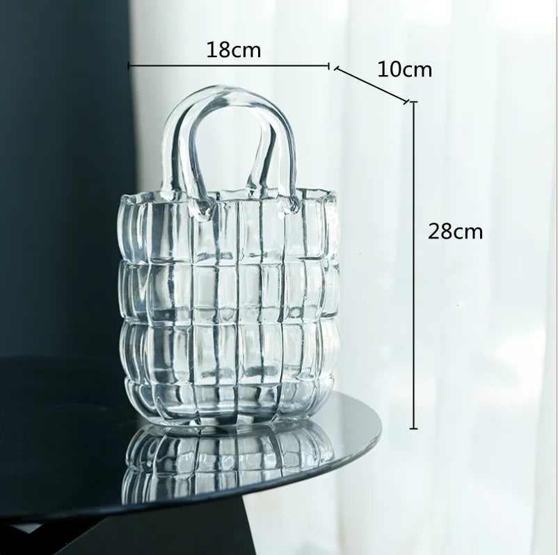 Glass Bag Vase | Skanto