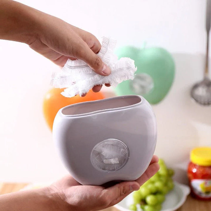 Skanto | Rivestyrket matinnpakning med epleholder – Praktisk filmdispenser