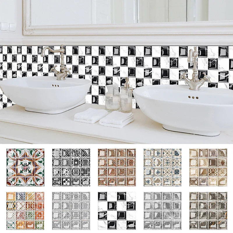 DecoMosaic 3D Mosaikkveggflisetiketter Skanto