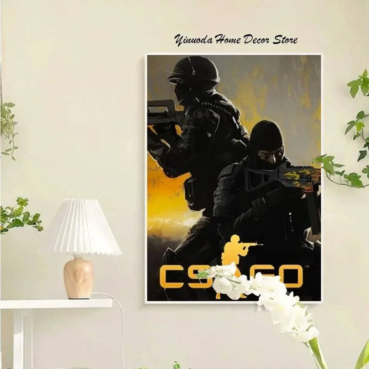 Skanto Counter-Strike 2 Plakat Veggkunst Hjemmedekorasjon Romdekorasjon Digital Maleri Stue Restaur