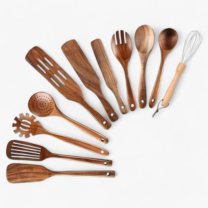 EcoWood Trebestikk Set med 11 Deler Skanto