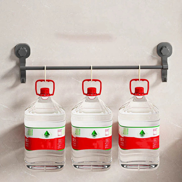MagnaGrip Power Suction Cup Håndkleholder – Svart selvklebende håndkleholder uten boring Skanto