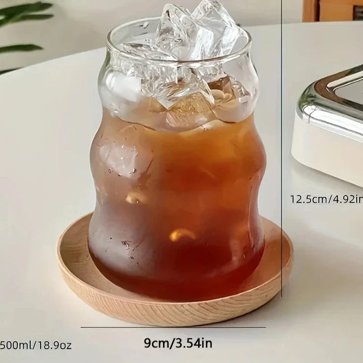 Varmebestandig ribbet tumbler 4-delt sett Skanto