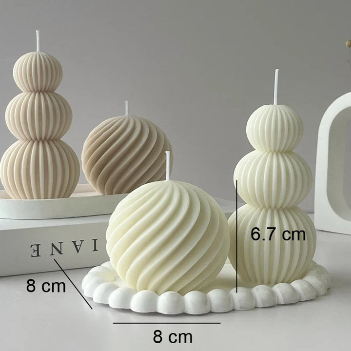 Skanto | Kreativ Geometrisk Duftlys Golfball Design Dekorasjon