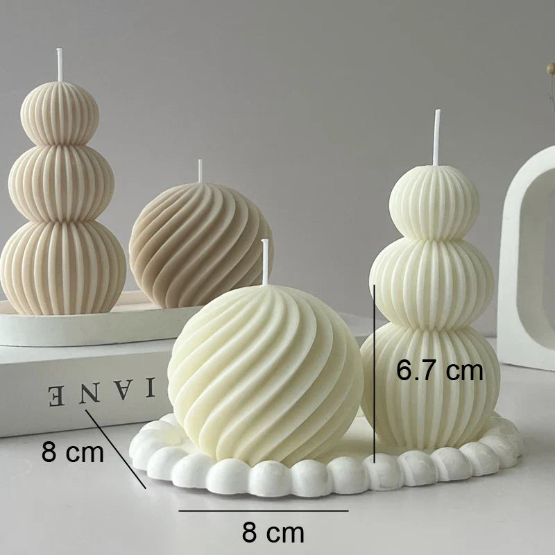 Skanto | Kreativ Geometrisk Duftlys Golfball Design Dekorasjon