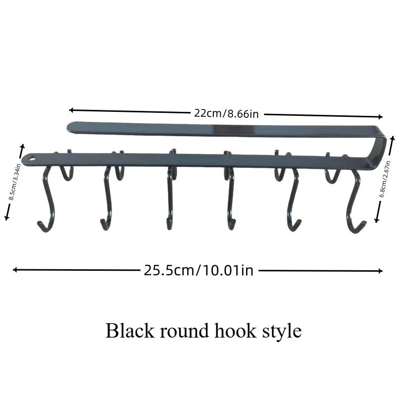 Norvo | Ferrosa Jernkroker for Kjøkkenskap | Vegghylle & Krok for Jakker | Plassbesparende & Lastbærende