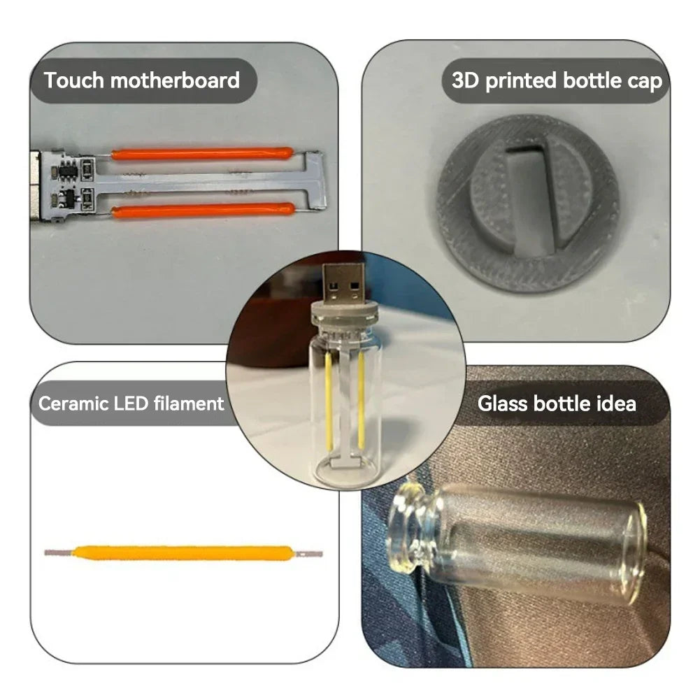Skanto | Berøringskontroll Bil USB LED Lampe