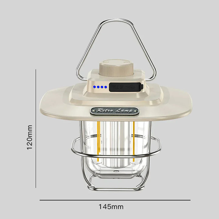 Retro oppladbar LED-lanterne for eventyr Skanto