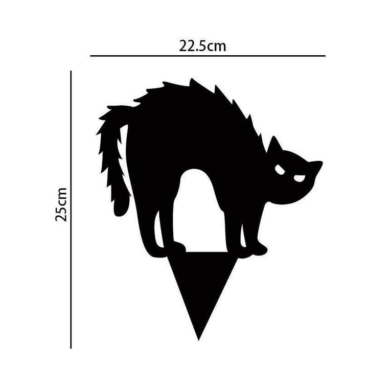 Skanto | 3Pcs Svart Katt Hage Ornamenter