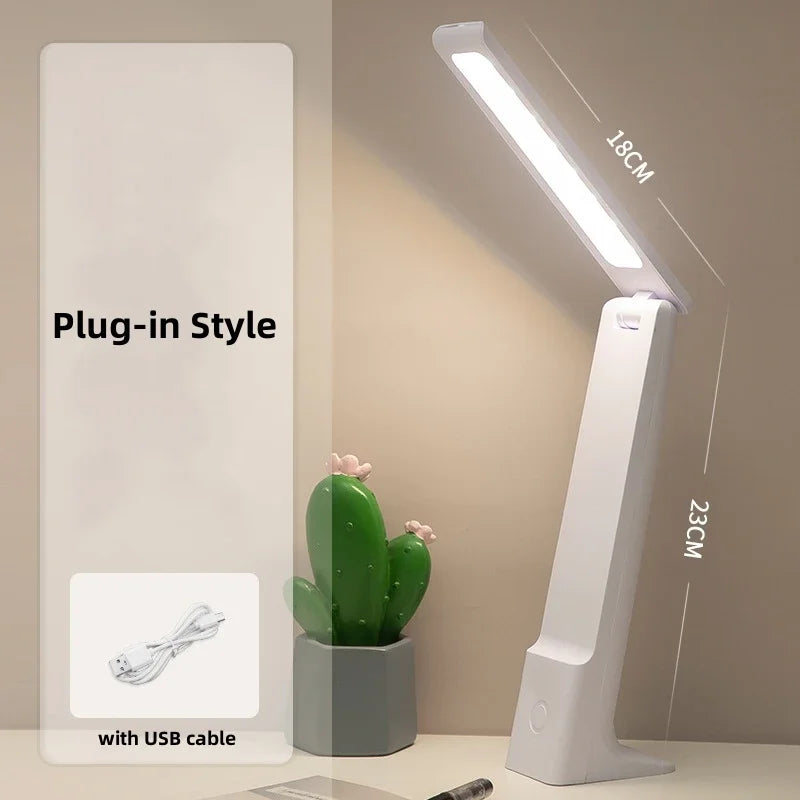 Skanto | Lumora LED Bordlampe | Dimmbar & Berøringskontroll | 3 Lysfarger | Batteri 20t | Hvit/rosa/blå