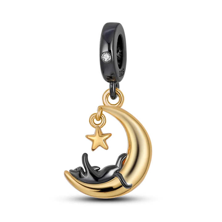 Skanto | 925 Sølv Gylden Leopard Charms Perler Fargerik Kameleon Nesehorn Løve Skarabé Katt Anheng Kompatibel med Original Pandora Armbånd Smykker