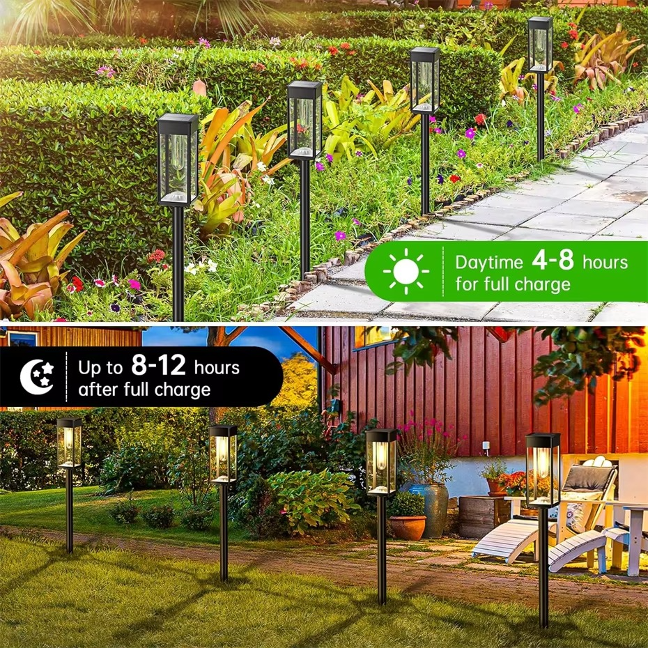 Skanto | Solar Glow Hagebane Lys – 2 Stykk Sett