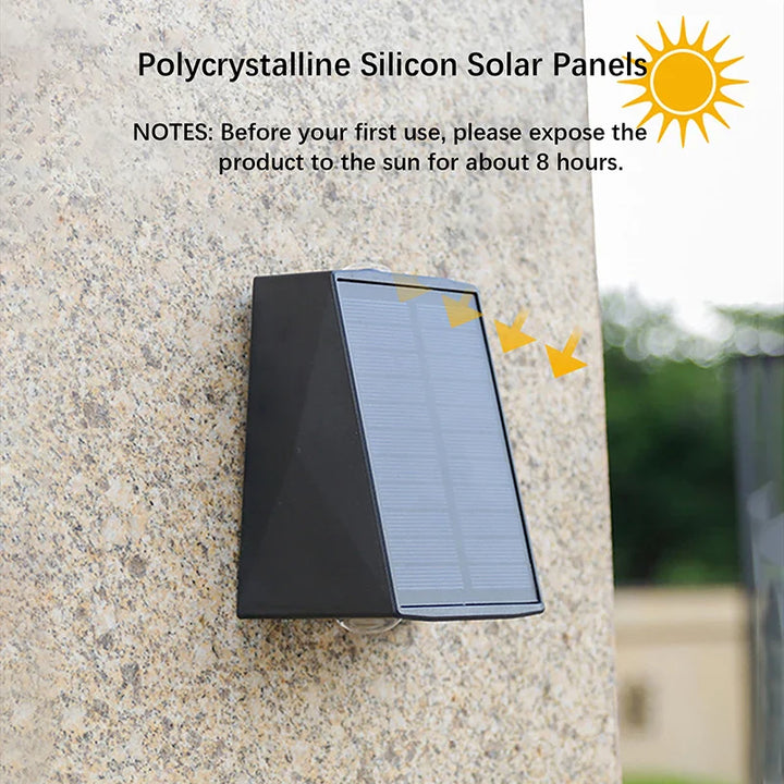 Solar LED Vegglys Skanto