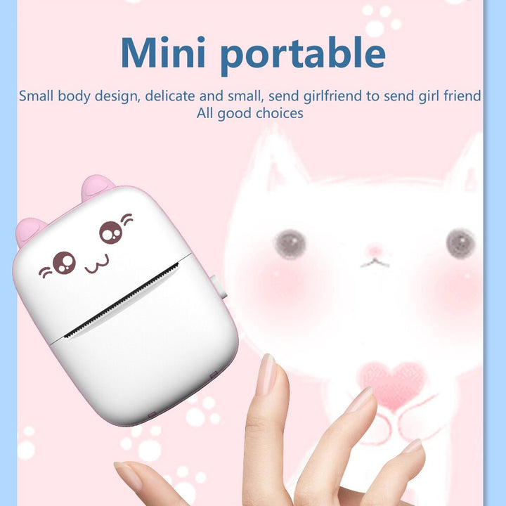 Mini Cat Termisk Skantouetooth Etikettprinter | Skanto