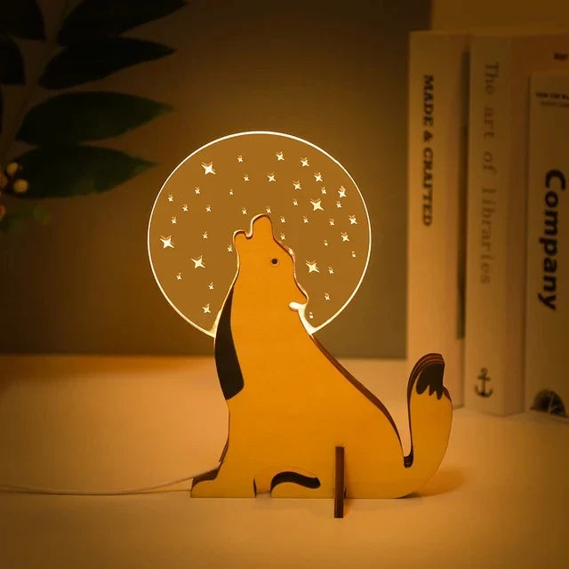 Skanto | Sjarmerende tre dyr LED nattbordlamper