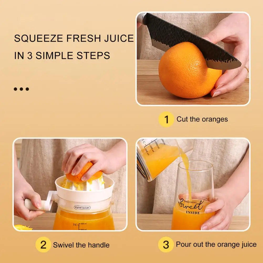 Skanto | Dual Press Hånddrevet Mühemløs Sitron Frukt Juicer