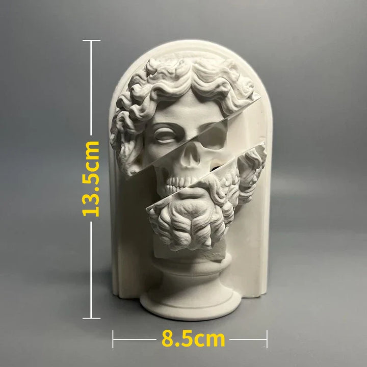 Skanto | Nordisk INS Stil Karakter Gips Statue DIY Malt Skisse Fotografi Rekvisitter Bord Dekorasjoner Hjem Kunst Gips Dekorasjon