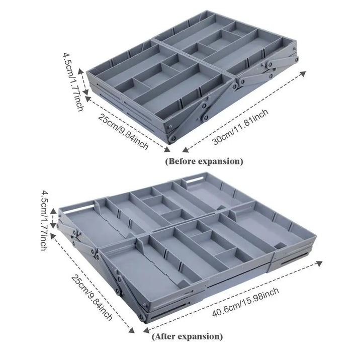 Skanto | Multi Level Sammenleggbart Organizer Skuff