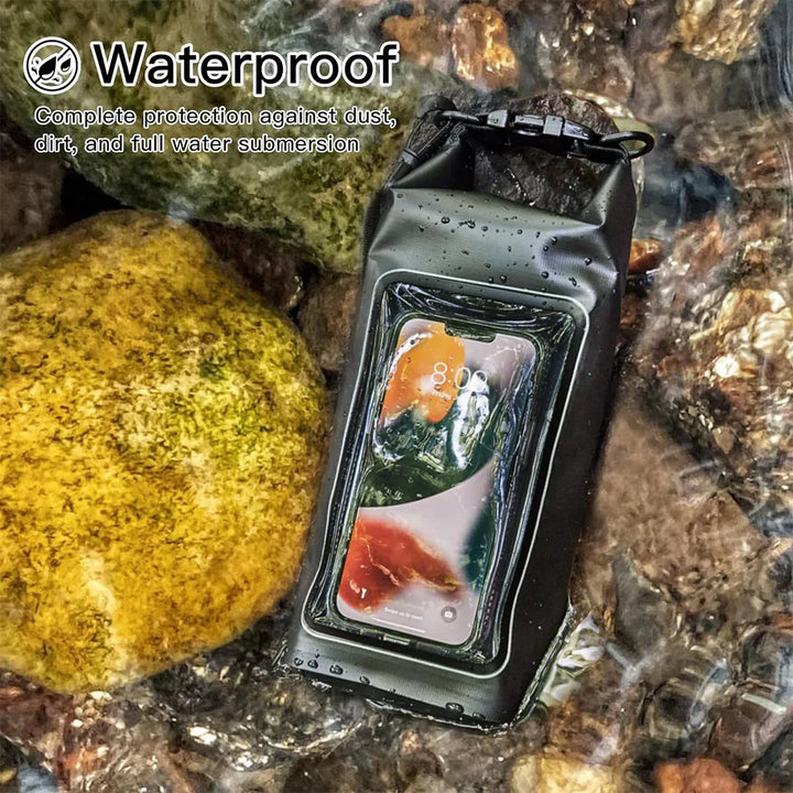 Skanto | AquaVault Vanntett Dry Bag 2L | Med Touchscreen-vindu | Utendørs veske for kayaking, trekking & vannsport