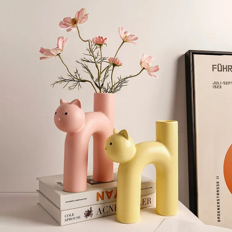 Skanto | Mini Katt Elegant Minimal H-form Blomster vase