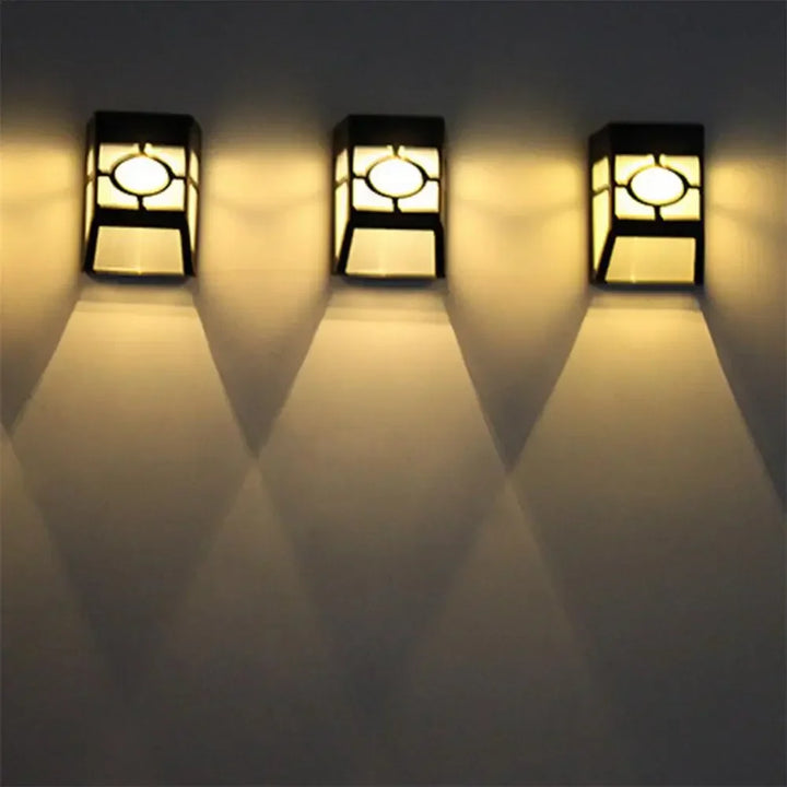 Skanto | Solvegglys med LED – Moderne utendørs belysning for hage og terrasse, vegglamper