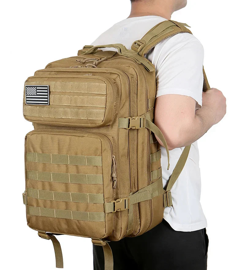 Skanto | Ryggsekk Camo Taktisk 45L Militær Ryggsekk