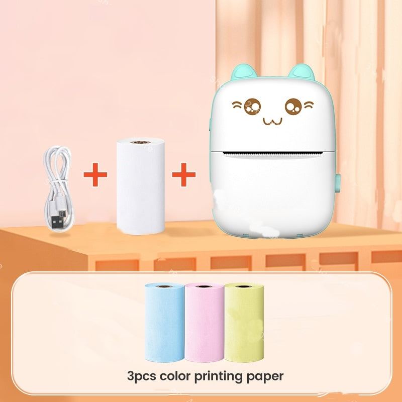 Skanto | Mini Kat Termisk Bluetooth Etiket Skriver